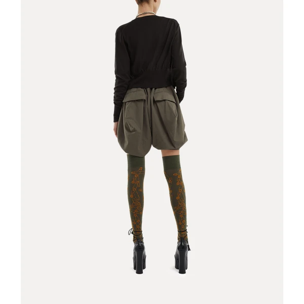 Vivienne Westwood Bea Cropped Cardigan - Vivienne Westwood Knitwear - Punk Luxury - Shop at Luxury Shoes 