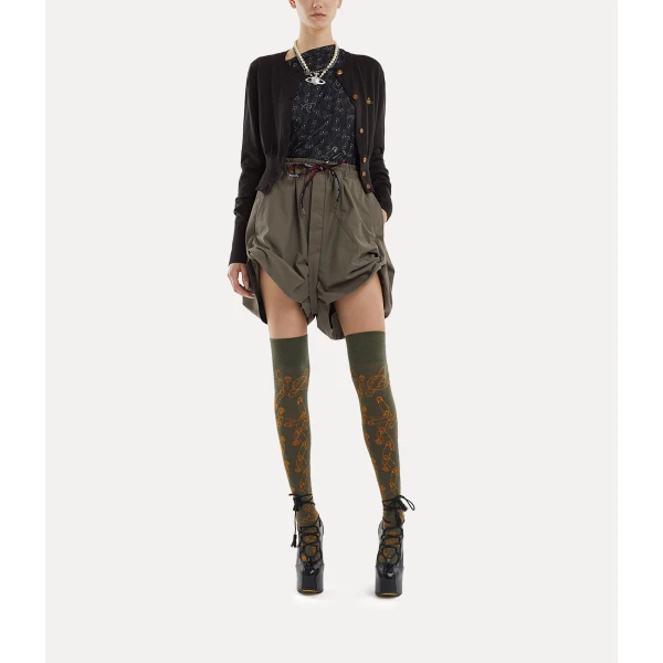 Vivienne Westwood Bea Cropped Cardigan - Vivienne Westwood Knitwear - Punk Luxury - Shop at Luxury Shoes 
