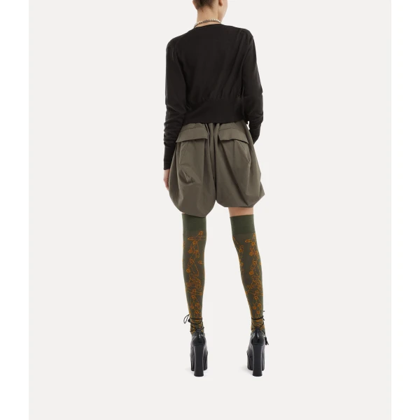 Vivienne Westwood Bea Cropped Cardigan - Vivienne Westwood Knitwear - Punk Luxury - Shop at Luxury Shoes 