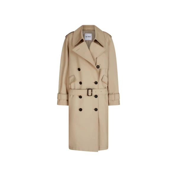 The Attico Beige Trench - The Attico Coats - Designed by Gilda Ambrosio & Giorgia Tordini - Shop at Luxury Shoes 