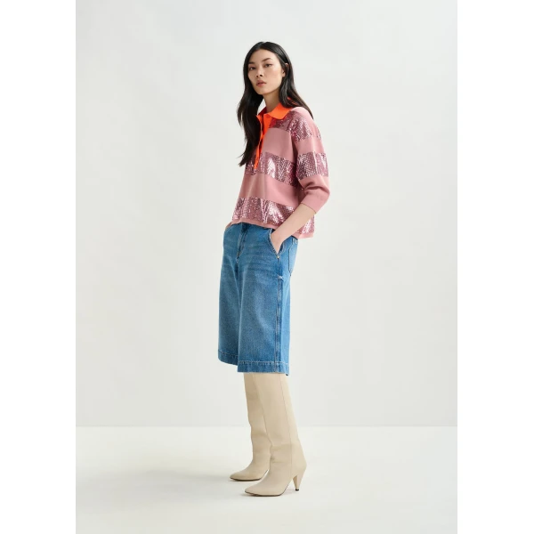 Essentiel Antwerp Bermuda pants - Essentiel Antwerp Pants - Colorful Belgian Design - Shop at Luxury Shoes 