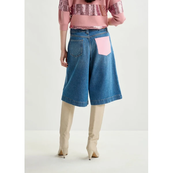 Essentiel Antwerp Bermuda pants - Essentiel Antwerp Pants - Colorful Belgian Design - Shop at Luxury Shoes 