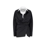 The Attico Black And White Mini Dress - The Attico Dresses - Designed by Gilda Ambrosio & Giorgia Tordini - Shop at Luxury Shoes 