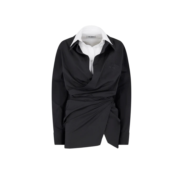 The Attico Black And White Mini Dress - The Attico Dresses - Designed by Gilda Ambrosio & Giorgia Tordini - Shop at Luxury Shoes 