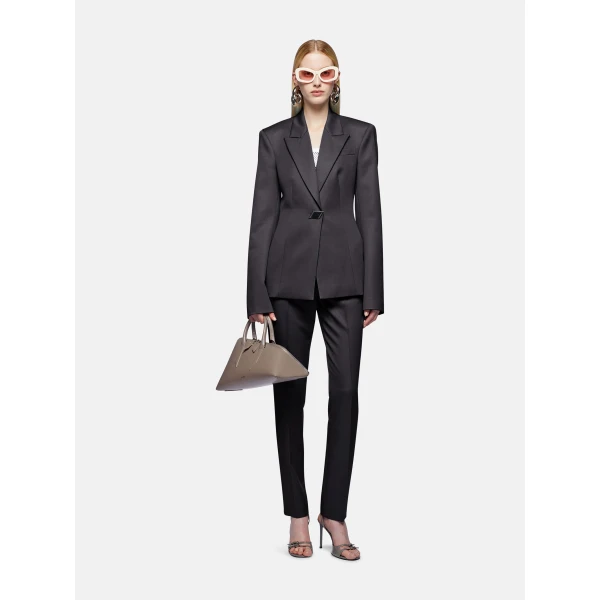 The Attico Black Blazer - The Attico Jackets - Designed by Gilda Ambrosio & Giorgia Tordini - Shop at Luxury Shoes 