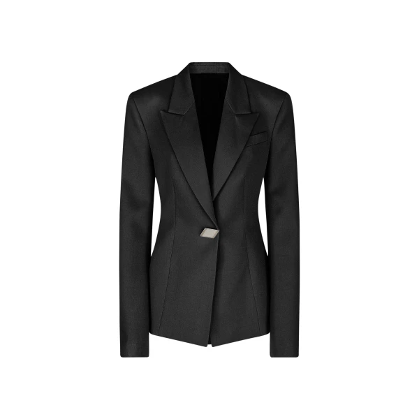 The Attico Black Blazer - The Attico Jackets - Designed by Gilda Ambrosio & Giorgia Tordini - Shop at Luxury Shoes 