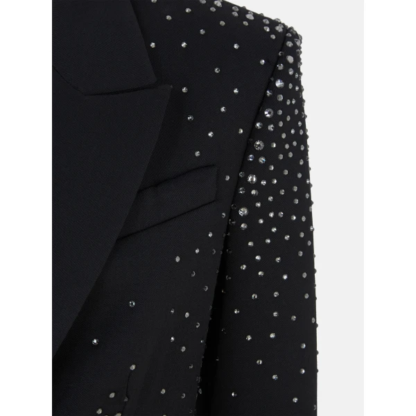 The Attico Black Blazer - The Attico Jackets - Designed by Gilda Ambrosio & Giorgia Tordini - Shop at Luxury Shoes 