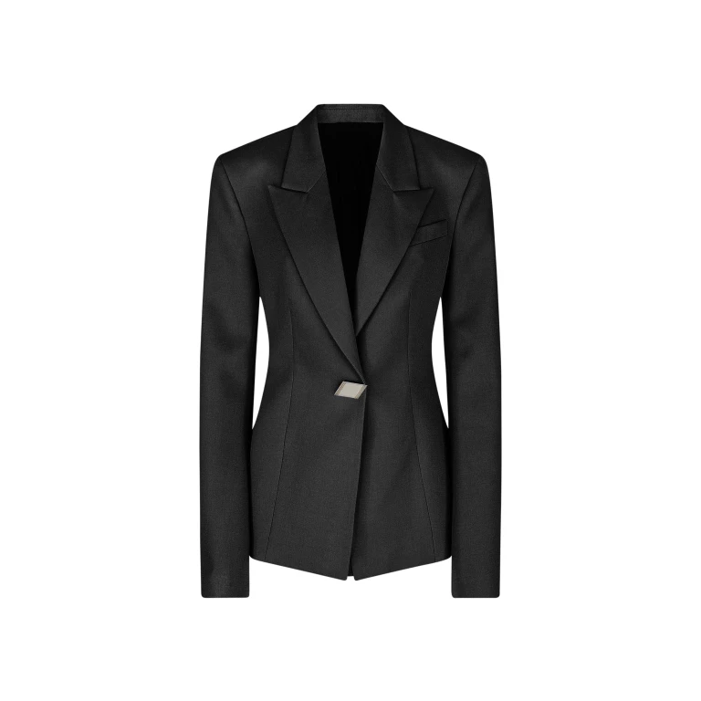 The Attico Black Blazer - The Attico Jackets - Designed by Gilda Ambrosio & Giorgia Tordini - Shop at Luxury Shoes 