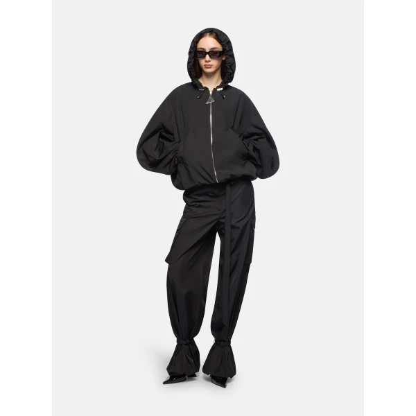 The Attico Black Bomber - The Attico Jackets - Designed by Gilda Ambrosio & Giorgia Tordini - Shop at Luxury Shoes 