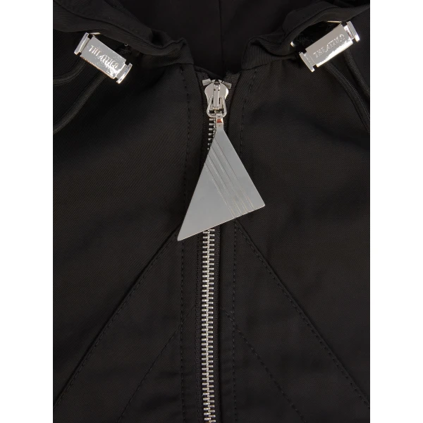 The Attico Black Bomber - The Attico Jackets - Designed by Gilda Ambrosio & Giorgia Tordini - Shop at Luxury Shoes 
