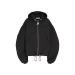 The Attico Black Bomber - The Attico Jackets - Designed by Gilda Ambrosio & Giorgia Tordini - Shop at Luxury Shoes 