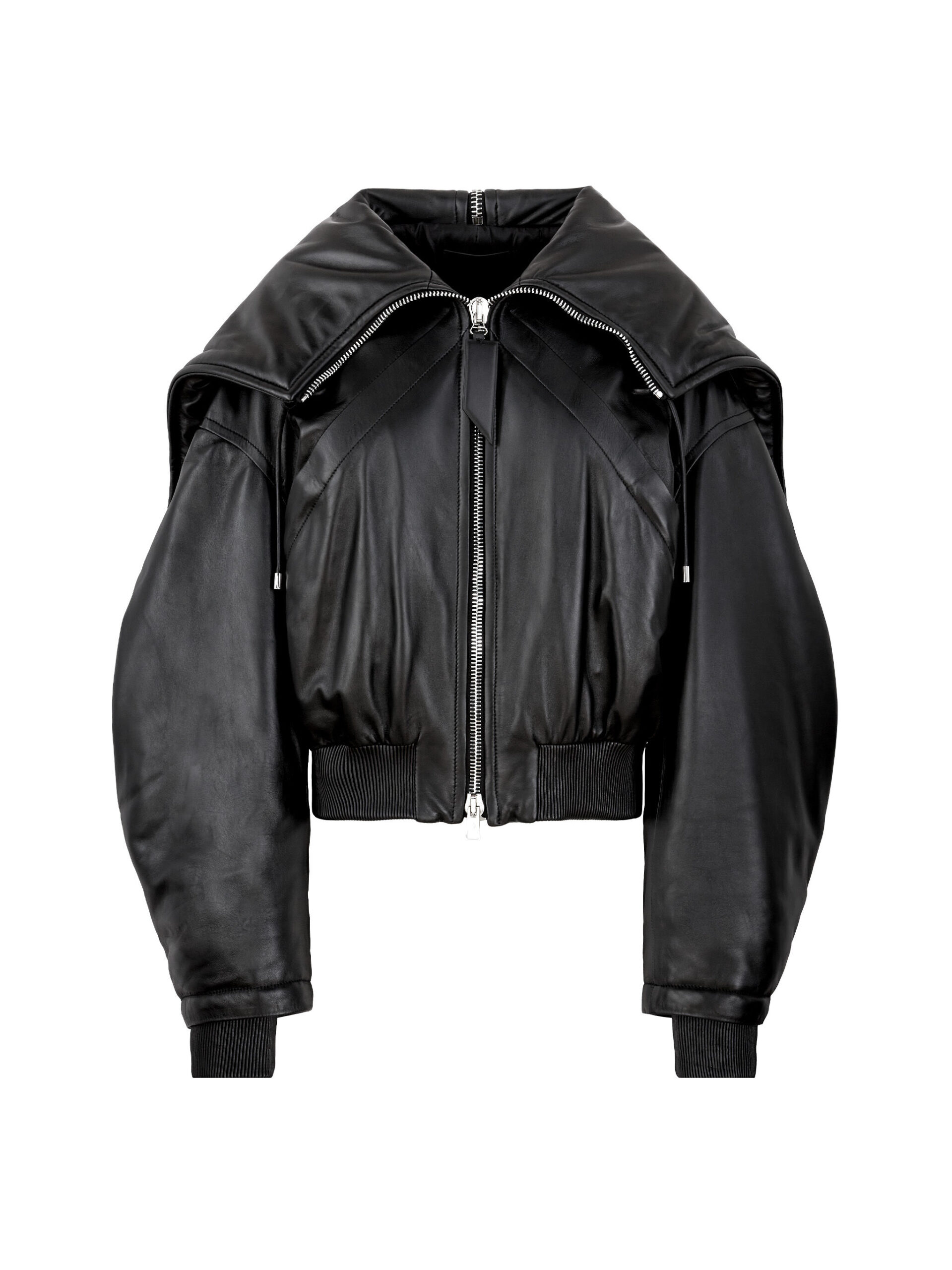 The Attico Black Bomber - The Attico Jackets - Designed by Gilda Ambrosio & Giorgia Tordini - Shop at Luxury Shoes The Attico Black Bomber - The Attico Jackets - Designed by Gilda Ambrosio & Giorgia Tordini - Shop at Luxury Shoes
