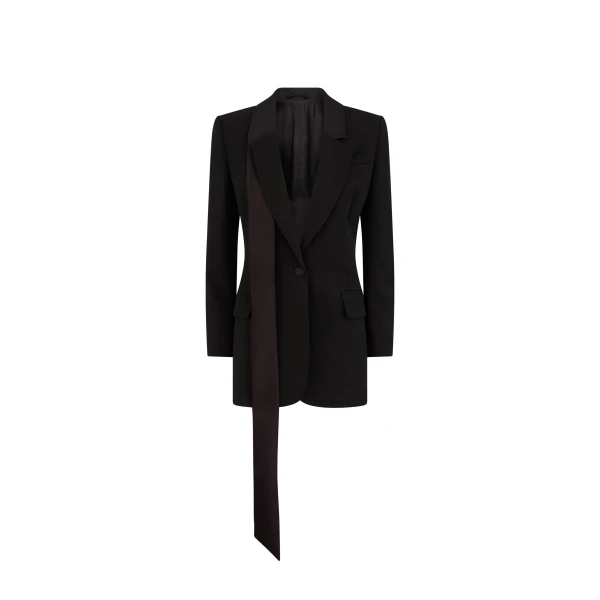 The Attico Black Jacket - The Attico Jackets - Designed by Gilda Ambrosio & Giorgia Tordini - Shop at Luxury Shoes 