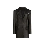 The Attico Black Jacket - The Attico Jackets - Designed by Gilda Ambrosio & Giorgia Tordini - Shop at Luxury Shoes 