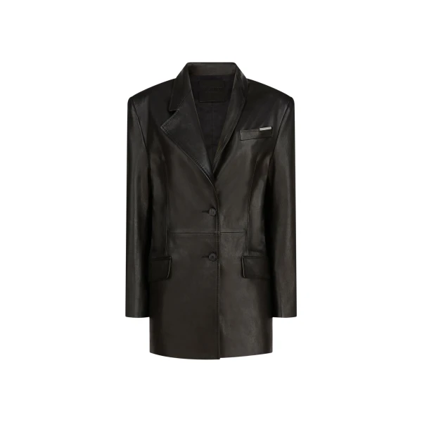 The Attico Black Jacket - The Attico Jackets - Designed by Gilda Ambrosio & Giorgia Tordini - Shop at Luxury Shoes 