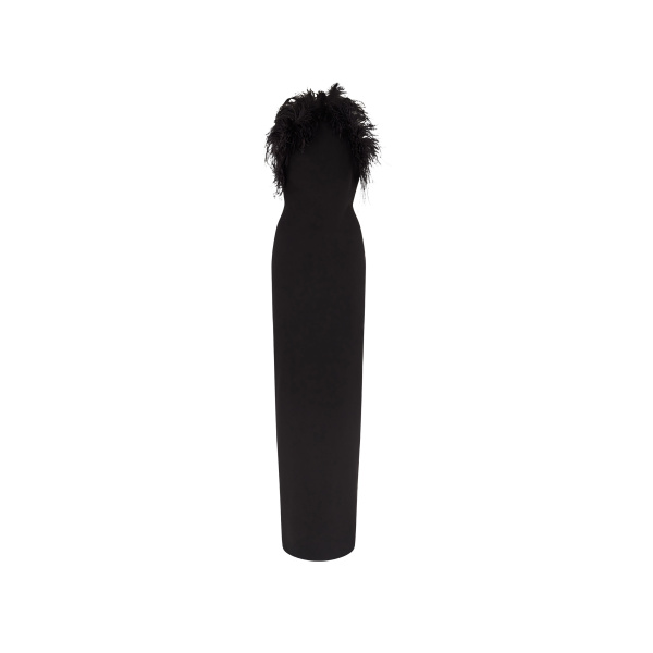 The Attico Black Long Dress - The Attico Dresses - Designed by Gilda Ambrosio & Giorgia Tordini - Shop at Luxury Shoes 