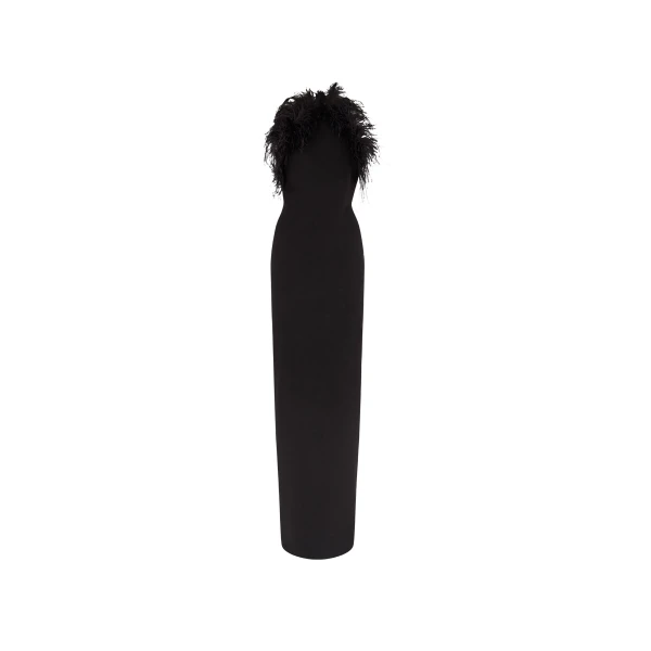 The Attico Black Long Dress - The Attico Dresses - Designed by Gilda Ambrosio & Giorgia Tordini - Shop at Luxury Shoes 