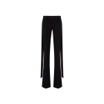 The Attico Black Long Pant - The Attico Pants - Designed by Gilda Ambrosio & Giorgia Tordini - Shop at Luxury Shoes 
