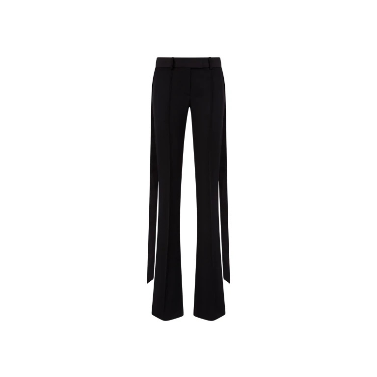 The Attico Black Long Pant - The Attico Pants - Designed by Gilda Ambrosio & Giorgia Tordini - Shop at Luxury Shoes 