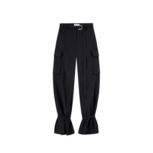 The Attico Black Long Pant - The Attico Pants - Designed by Gilda Ambrosio & Giorgia Tordini - Shop at Luxury Shoes 