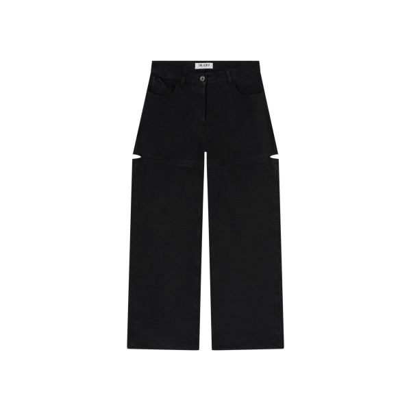 The Attico Black Long Pant - The Attico Pants - Designed by Gilda Ambrosio & Giorgia Tordini - Shop at Luxury Shoes 