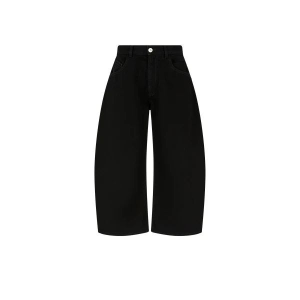 The Attico Black Long Pant - The Attico Pants - Designed by Gilda Ambrosio & Giorgia Tordini - Shop at Luxury Shoes 