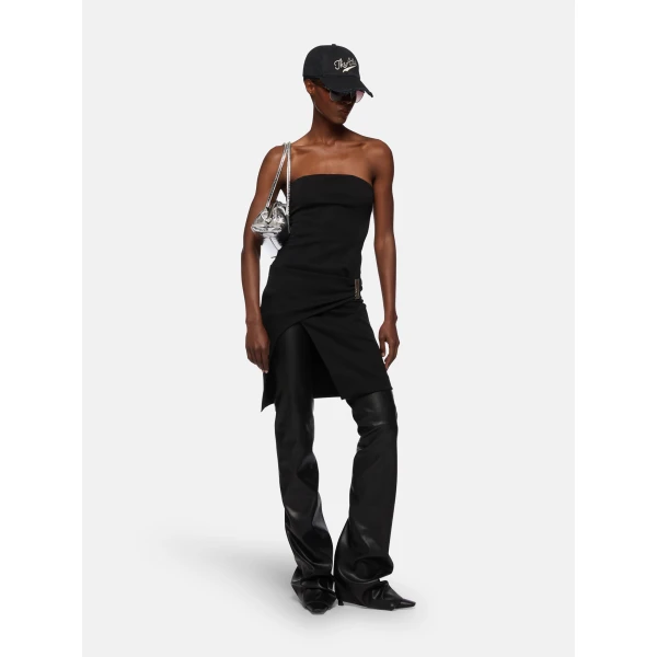 The Attico Black Midi Dress - The Attico Dresses - Designed by Gilda Ambrosio & Giorgia Tordini - Shop at Luxury Shoes 