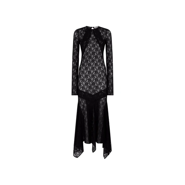 The Attico Black Midi Dress - The Attico Dresses - Designed by Gilda Ambrosio & Giorgia Tordini - Shop at Luxury Shoes 