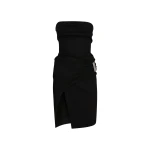 The Attico Black Midi Dress - The Attico Dresses - Designed by Gilda Ambrosio & Giorgia Tordini - Shop at Luxury Shoes 