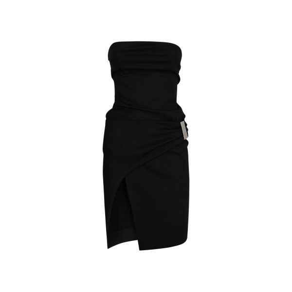 The Attico Black Midi Dress - The Attico Dresses - Designed by Gilda Ambrosio & Giorgia Tordini - Shop at Luxury Shoes 