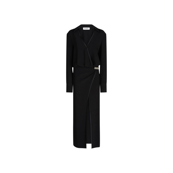 The Attico Black Midi Dress - The Attico Dresses - Designed by Gilda Ambrosio & Giorgia Tordini - Shop at Luxury Shoes 