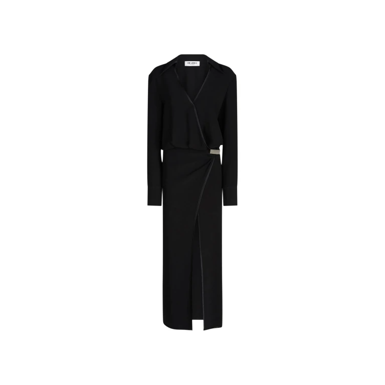 The Attico Black Midi Dress - The Attico Dresses - Designed by Gilda Ambrosio & Giorgia Tordini - Shop at Luxury Shoes 