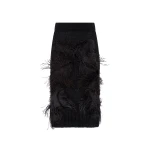 The Attico Black Midi Skirt - The Attico Skirts - Designed by Gilda Ambrosio & Giorgia Tordini - Shop at Luxury Shoes 