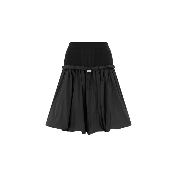 The Attico Black Midi Skirt - The Attico Skirts - Designed by Gilda Ambrosio & Giorgia Tordini - Shop at Luxury Shoes 