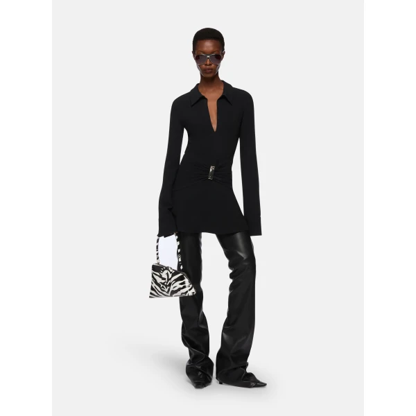 The Attico Black Mini Dress - The Attico Dresses - Designed by Gilda Ambrosio & Giorgia Tordini - Shop at Luxury Shoes 