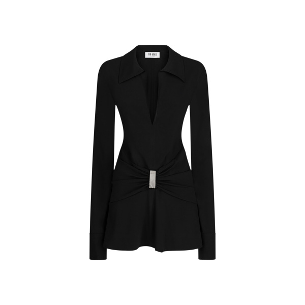 The Attico Black Mini Dress - The Attico Dresses - Designed by Gilda Ambrosio & Giorgia Tordini - Shop at Luxury Shoes 