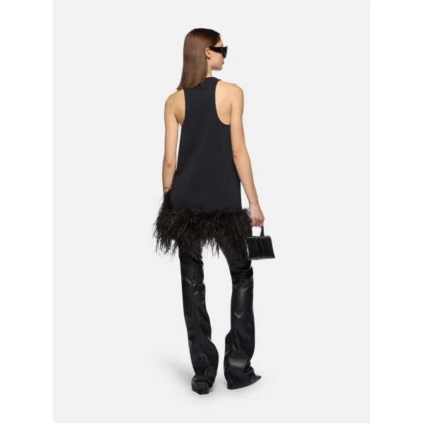 The Attico Black Mini Dress - The Attico Dresses - Designed by Gilda Ambrosio & Giorgia Tordini - Shop at Luxury Shoes 