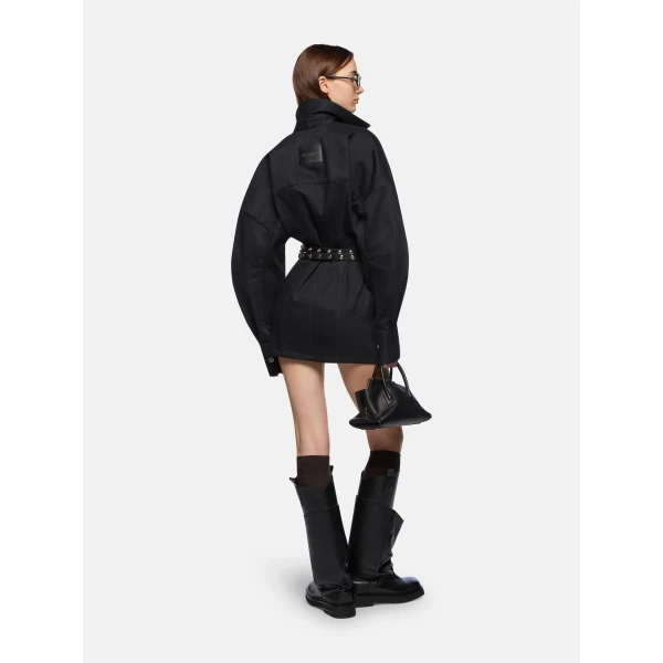 The Attico Black Mini Dress - The Attico Dresses - Designed by Gilda Ambrosio & Giorgia Tordini - Shop at Luxury Shoes 