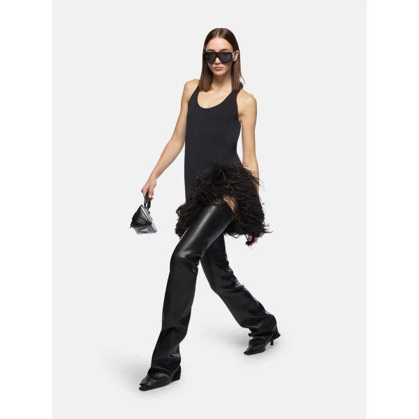 The Attico Black Mini Dress - The Attico Dresses - Designed by Gilda Ambrosio & Giorgia Tordini - Shop at Luxury Shoes 
