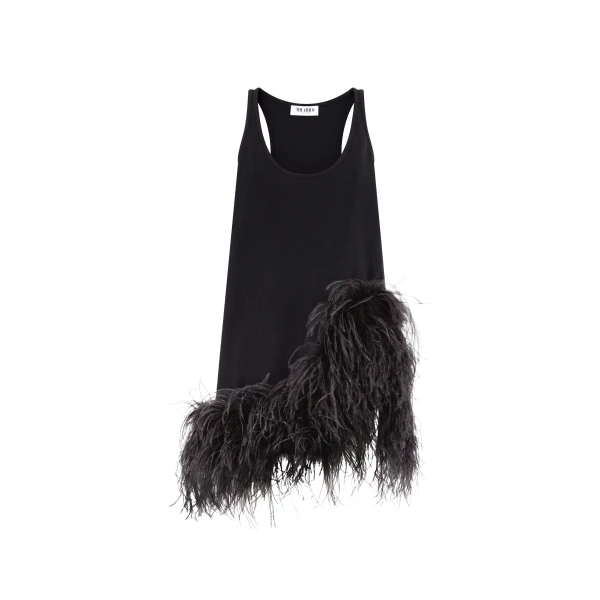 The Attico Black Mini Dress - The Attico Dresses - Designed by Gilda Ambrosio & Giorgia Tordini - Shop at Luxury Shoes 