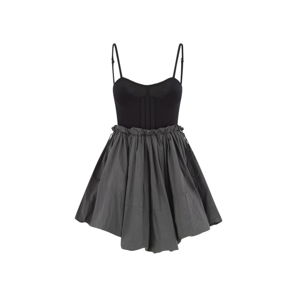 The Attico Black Mini Dress - The Attico Dresses - Designed by Gilda Ambrosio & Giorgia Tordini - Shop at Luxury Shoes 