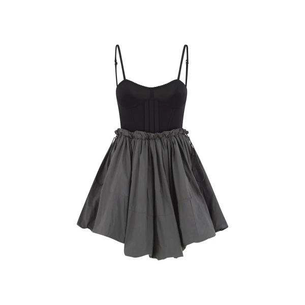 The Attico Black Mini Dress - The Attico Dresses - Designed by Gilda Ambrosio & Giorgia Tordini - Shop at Luxury Shoes 
