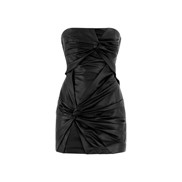 The Attico Black Mini Dress - The Attico Dresses - Designed by Gilda Ambrosio & Giorgia Tordini - Shop at Luxury Shoes 