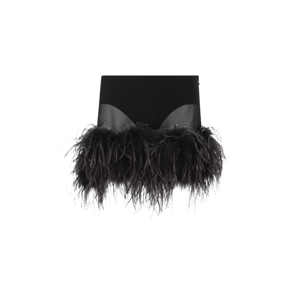 The Attico Black Mini Skirt - The Attico Skirts - Designed by Gilda Ambrosio & Giorgia Tordini - Shop at Luxury Shoes 