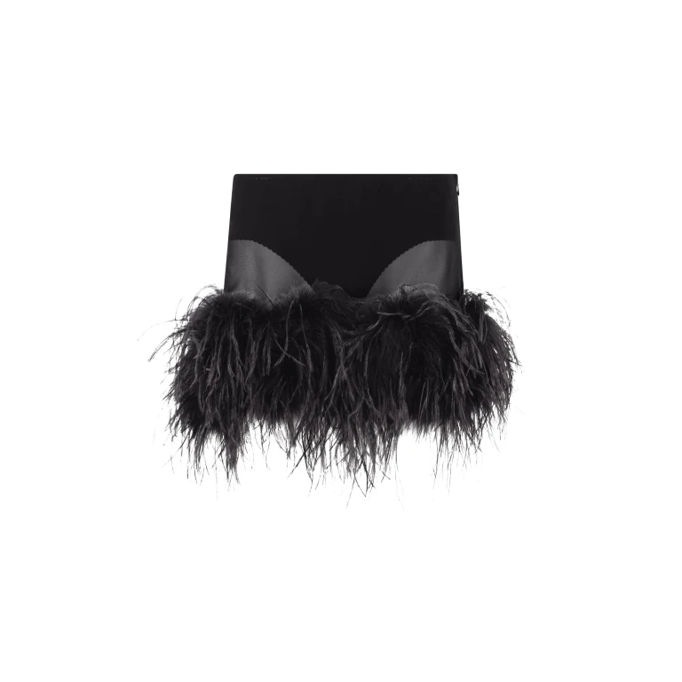 The Attico Black Mini Skirt - The Attico Skirts - Designed by Gilda Ambrosio & Giorgia Tordini - Shop at Luxury Shoes 
