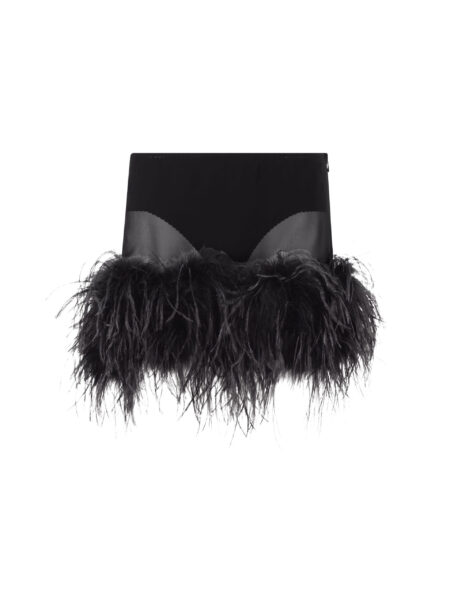 The Attico Black Mini Skirt - The Attico Skirts - Designed by Gilda Ambrosio & Giorgia Tordini - Shop at Luxury Shoes 