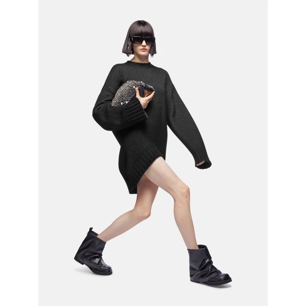 The Attico Black Sweater - The Attico Knitwear - Designed by Gilda Ambrosio & Giorgia Tordini - Shop at Luxury Shoes 
