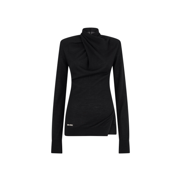 The Attico Black Sweater - The Attico Knitwear - Designed by Gilda Ambrosio & Giorgia Tordini - Shop at Luxury Shoes 