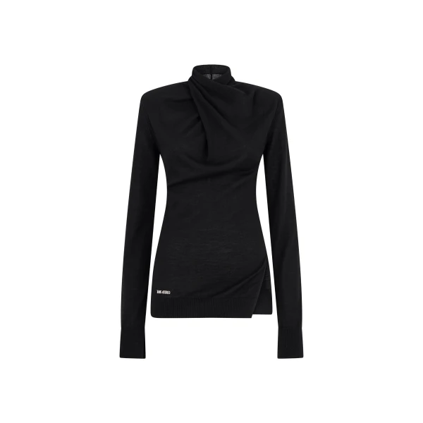 The Attico Black Sweater - The Attico Knitwear - Designed by Gilda Ambrosio & Giorgia Tordini - Shop at Luxury Shoes 