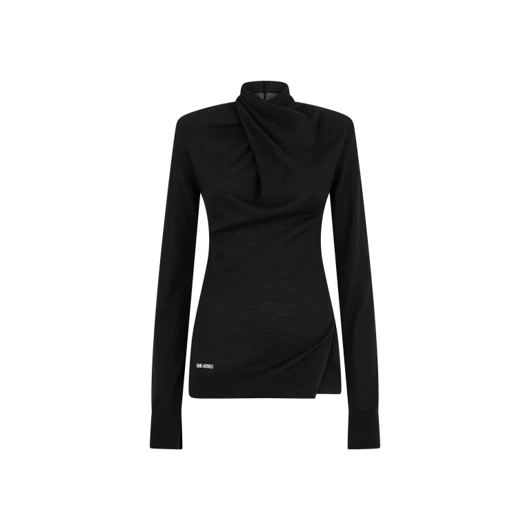 The Attico Black Sweater - The Attico Knitwear - Designed by Gilda Ambrosio & Giorgia Tordini - Shop at Luxury Shoes 